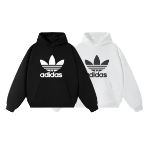 Super Clone Adidas Hoodie Black