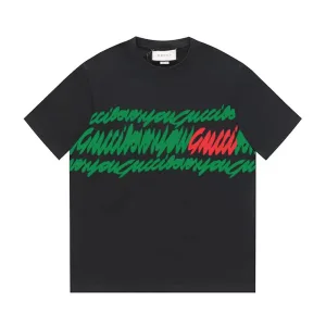 Super Clone Luxury Gucci Ruler Red Cotton Pure