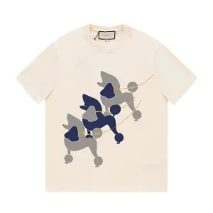 Super Clone Gucci Short-Sleeved T-Shirt Black Cotton Pure
