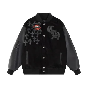 High Quality Chrome Hearts Corduroy Baseball Uniform