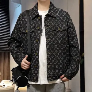 Super Clone High Quality Louis Vuitton Coat Red Jacquard