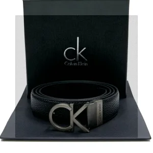 Luxury Designer Calvin Klein Belt Red Genuine Leather Easy To Match