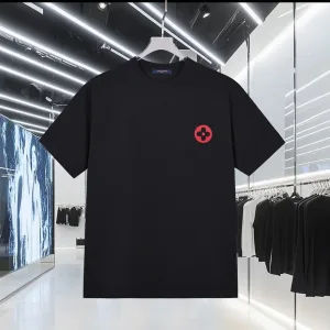 Reps AAA Louis Vuitton Short-Sleeved T-Shirt Ash Cotton