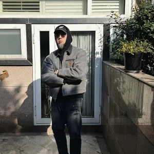 Luxury AAA Carhartt Coat Green Cotton Polyester