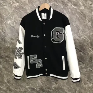 Designer Givenchy Baseball Uniform Red Wool Cowhide