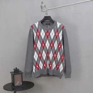 Luxury Louis Vuitton Sweater Color Wool Jacquard