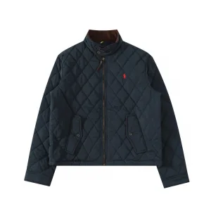 Super Clone High Quality Ralph Lauren Outerwear Green Cotton Thin Corduroy Embroidery