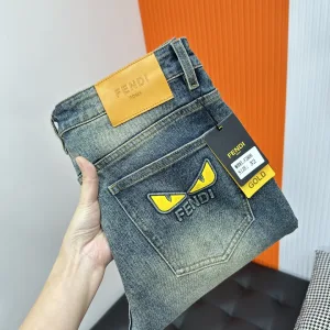 Designer Fendi Jeans Ash Exquisite Workmanship Autumn Winter