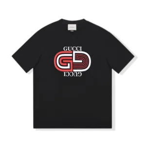 Reps Designer Gucci Short-Sleeved T-Shirt Black
