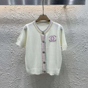 1:1 Chanel Jacquard Short-Sleeved Shirts
