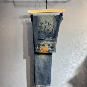 High Quality Louis Vuitton Cotton Jeans For Spring