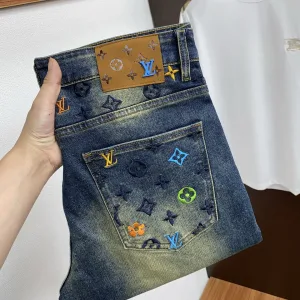 Designer Louis Vuitton Denim Jeans For Autumn