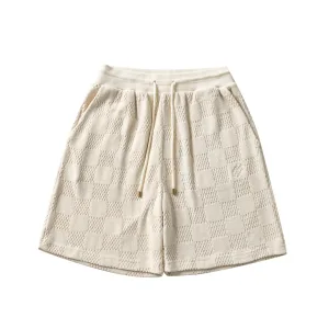 High Quality Louis Vuitton Shorts Cotton Jacquard Embroidery