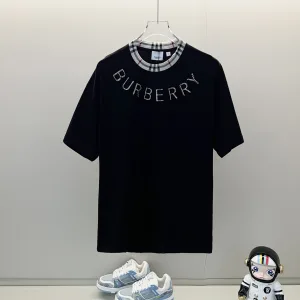 High Quality Burberry Plaid Short-Sleeved T-Shirt