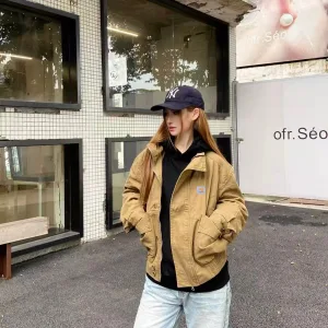 Luxury Carhartt Jacket Ash Autumn Early Patch
