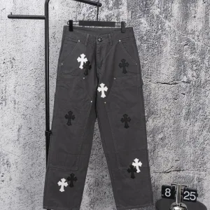 1:1 Aaa Chrome Hearts Abs Jeans