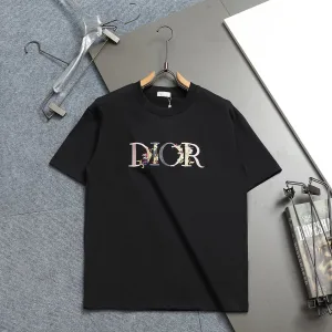 1:1 Dior Cotton Short-Sleeved T-Shirt For Spring