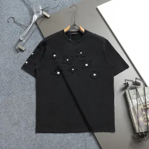 Super Clone Louis Vuitton Short Sleeves Ash Embroidery