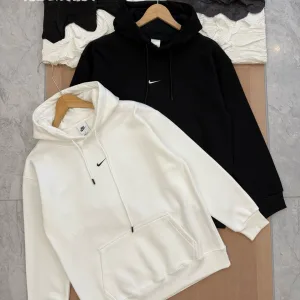 Super Clone AAA Nike Hoodie Red Cotton Fleece Simple And Versatile Sophistication Autumn Winter