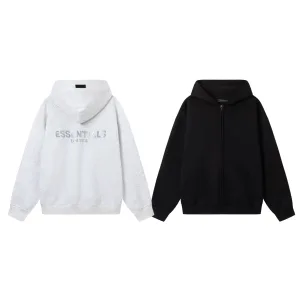 Reps Designer Fear Of God T-Shirts Red Cotton Pure Fleece Ribbed Fabric Flannel Streetwear